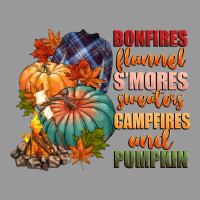 Bonfires Flannels Smores Campfires And Pu Vintage Hoodie | Teevron