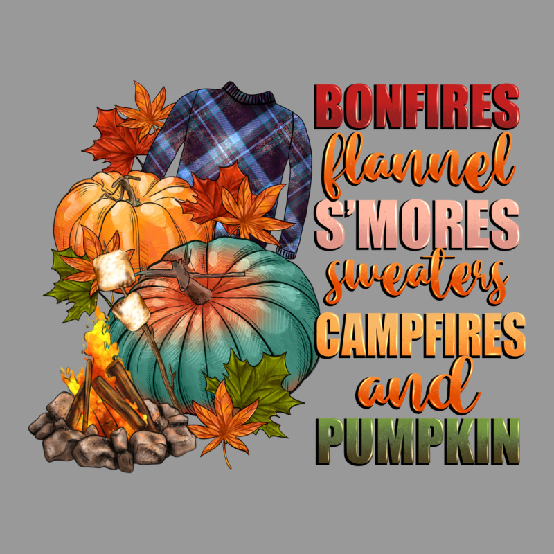 Bonfires Flannels Smores Campfires And Pu Vintage Hoodie by CowGirlArtShop | Teevron