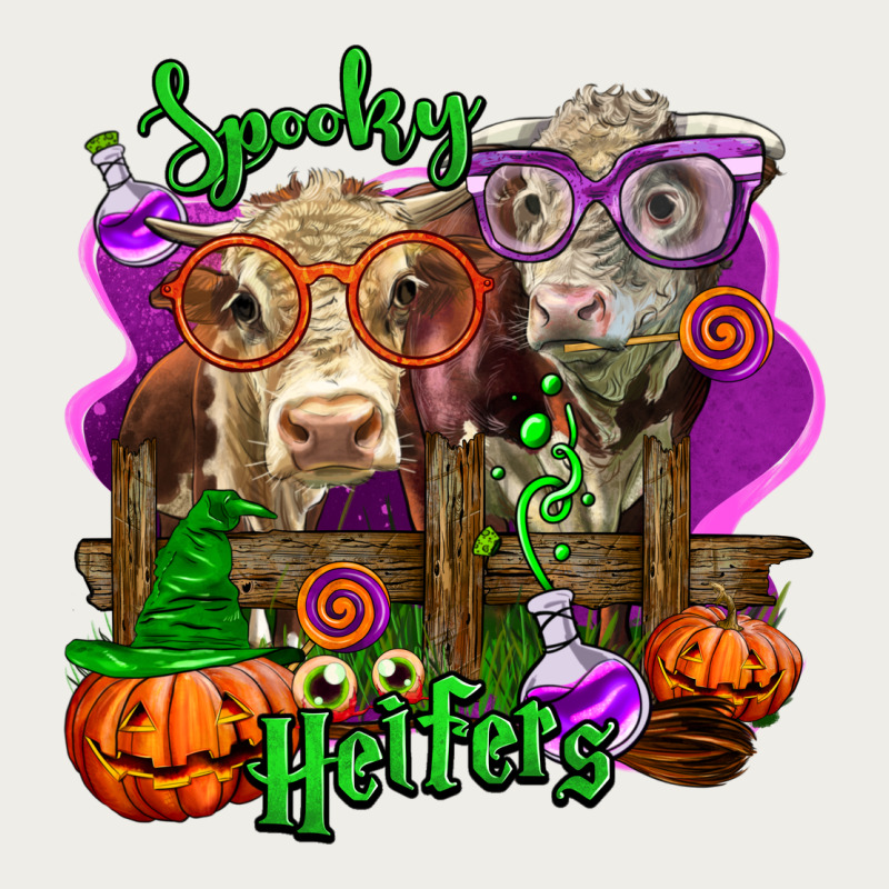 Spooky Halloween Cows Zipper Hoodie by LillyAllenDesigns | Teevron