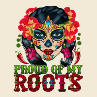 Sugar Skull Woman Proud Of My Roots Premium Hoodie | Teevron