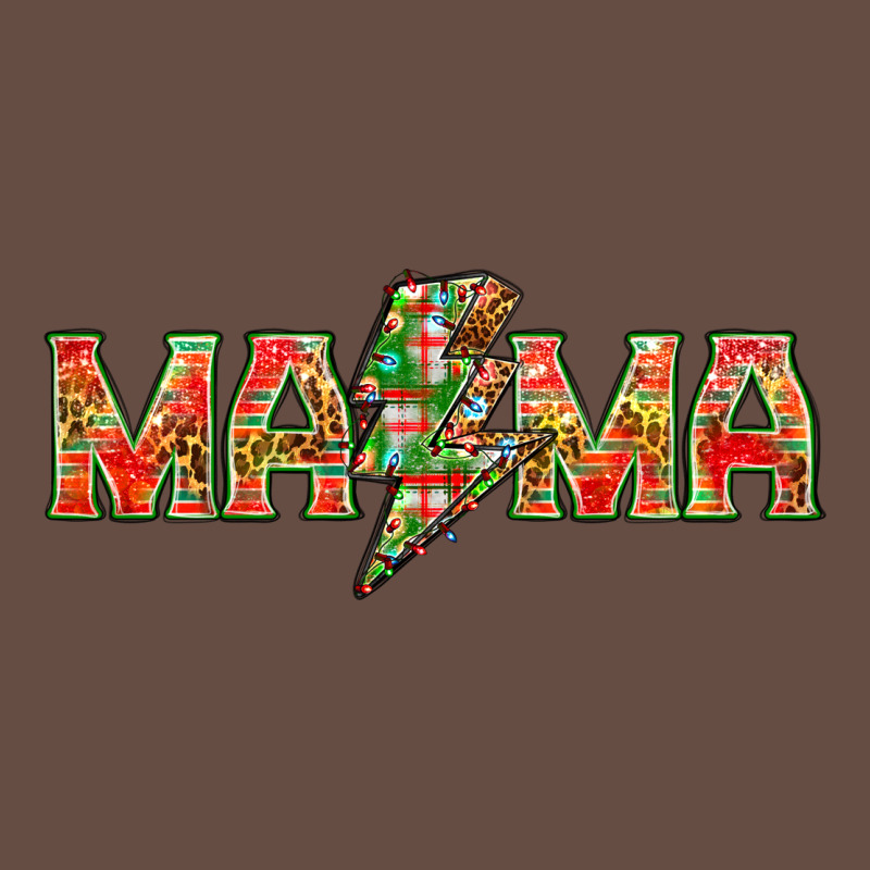 Mama Christmas Lightning Bolt Mother's Day Long Sleeve Tee by HowdyJamesFarm | Teevron