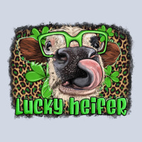 Lucky Heifer With Glasses St Patricks Premium Sweatshirt | Teevron
