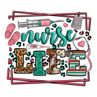 Nurse life leopard frame | Teevron