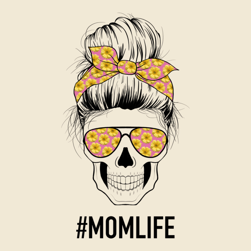 Yellow Flower On Pink Background Mom Skull Premium Tee by Bettercallsaul | Teevron