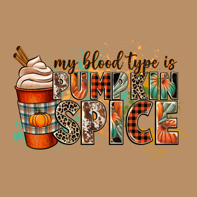 My Blood Type Is Pumpkin Spice Vintage Hoodie by CowGirlArtShop | Teevron