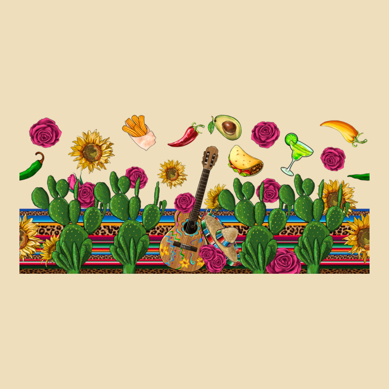 Mexican Sombrero Guitar Rose Cactus Libbey  Cup Premium Hoodie by BundleAndBundleShop | Teevron
