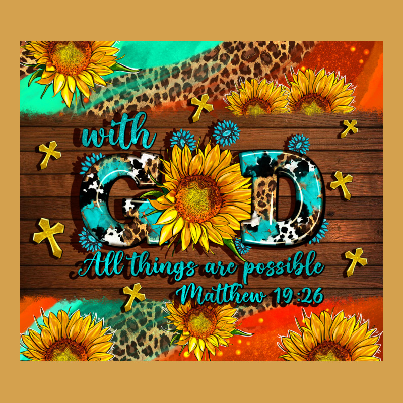 With God All Things Are Possible Urban Hoodie by AdoDesignShop | Teevron