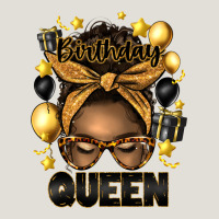 Birthday Queen Afro Messy Bun Heavy Core Tee | Teevron