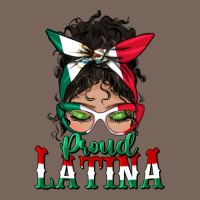 Proud Latina Messy Bun Mama Premium Hoodie | Teevron
