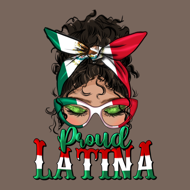 Proud Latina Messy Bun Mama Premium Hoodie by BundleAndBundleShop | Teevron