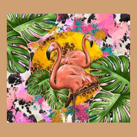 Flamingo With Leopard Vintage Tee | Teevron