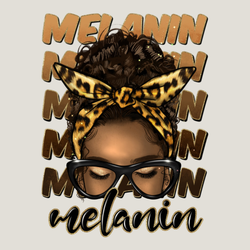 Melanin Afro Messy Bun Heavy Core Tee by Artiststas | Teevron