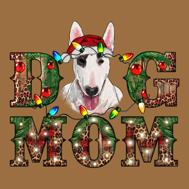 Christmas Dog Mom Bull Terrier Vintage Tee by RanaPortraitStore | Teevron