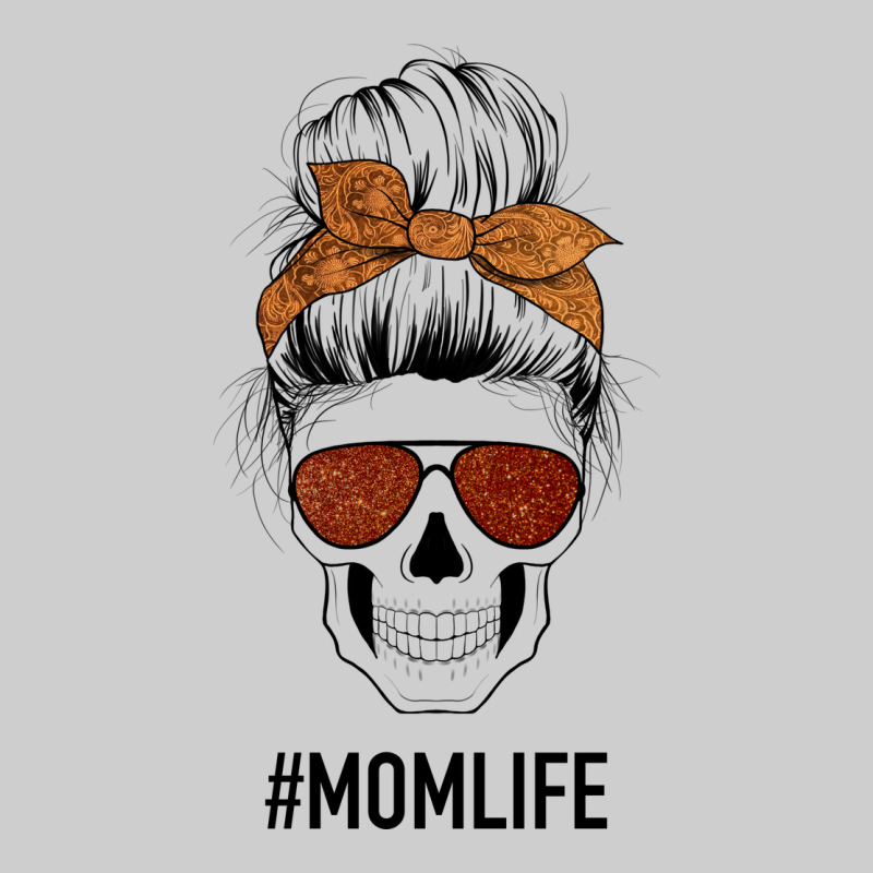 Glitter Western Patterned Mom Skull Premium Tee by Bettercallsaul | Teevron