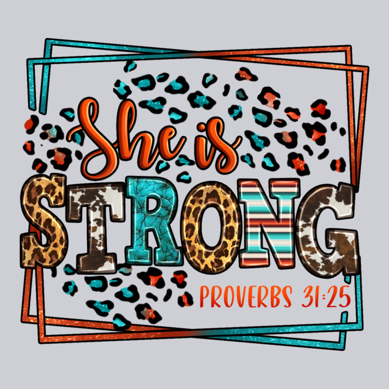 She Is Strong Proverbs 31:25 Heavyweight Sweatshirt by LillyAllenDesigns | Teevron