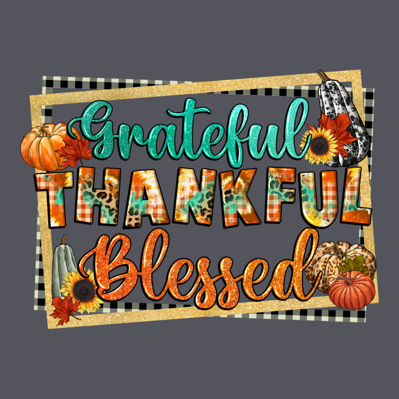 Thankful Grateful Blessed Vintage Hoodie by CowGirlArtShop | Teevron