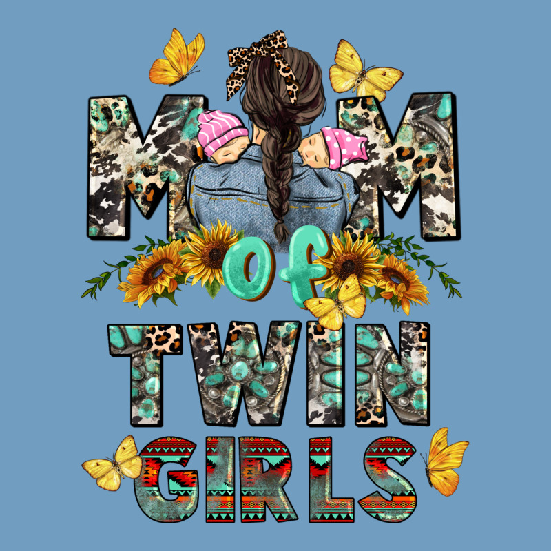 Mom Of Twin Girls Mother's Day Urban Heavy Tee by CowGirlArtShop | Teevron