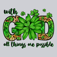 With God All Things Are Possible St. Patrick's Day Heavyweight Sweatshirt | Teevron