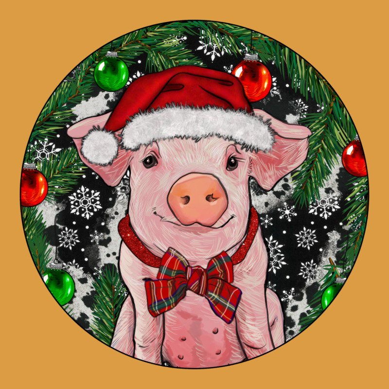 Sitting Pig Christmas Urban Heavy Tee by RanaPortraitStore | Teevron