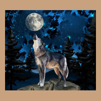 Wolf Howling At The Moon Vintage Tee | Teevron