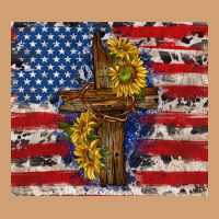 Jesus Christ With American Flag Vintage Tee | Teevron