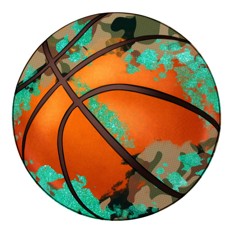 Western Basketball Camouflage Glitter Pattern Heavyweight Hoodie by Artiststas | Teevron