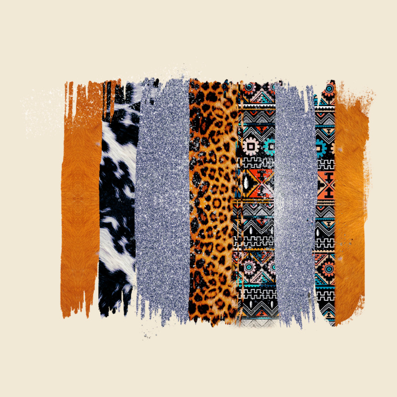 Western Cowhide Glitter Aztec Leopard Pattern Brushstroke Premium Tee by Bettercallsaul | Teevron