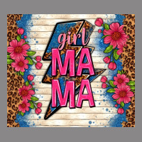 Girl Mama Thunder With Flowers Vintage Tee | Teevron