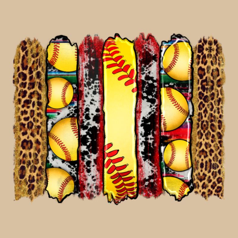 Softball Serape Leopard Cowhide Glitter Brushstrokes Heavyweight Hoodie by Artiststas | Teevron