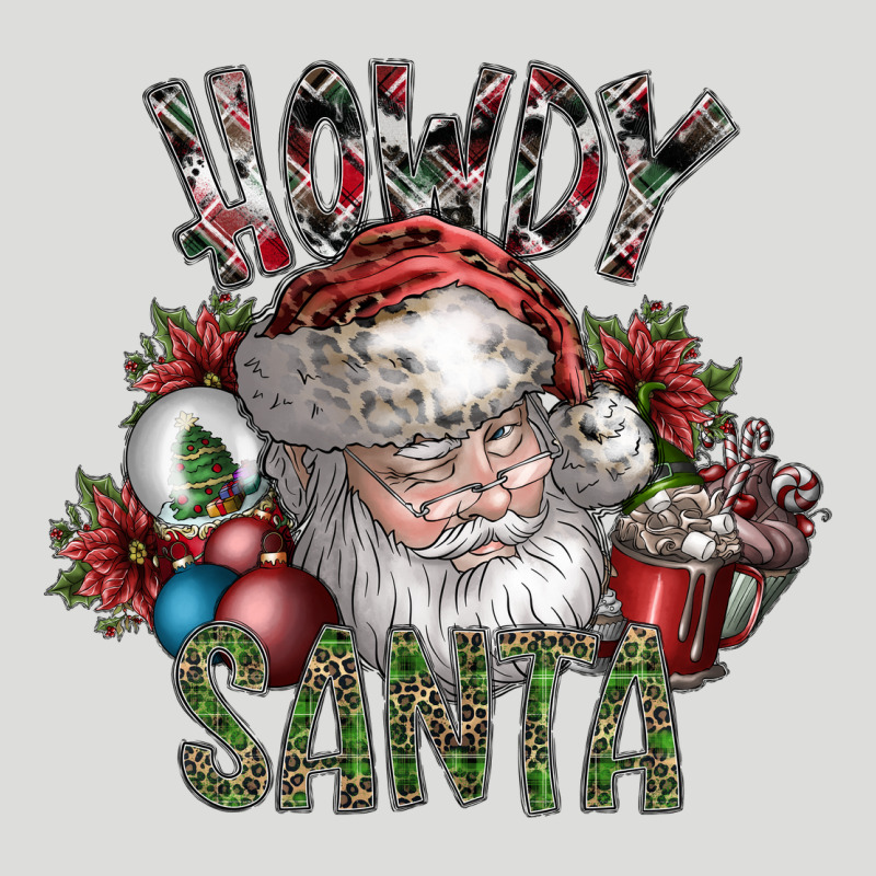 Howdy Santa Zipper Hoodie by SublimationCraftShop | Teevron