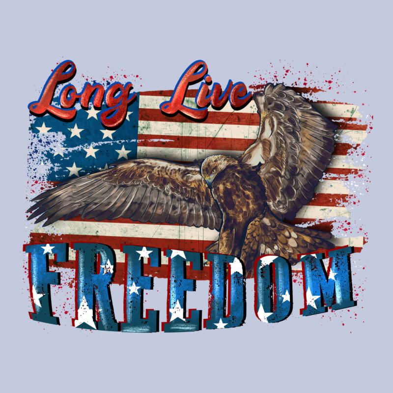 Long Live Freedom 4th Of July Long Sleeve Tee by CowGirlArtShop | Teevron