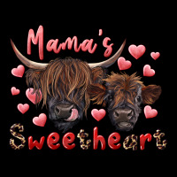 Mama's Sweetheart Highland Cow And Calf Premium Tee | Teevron