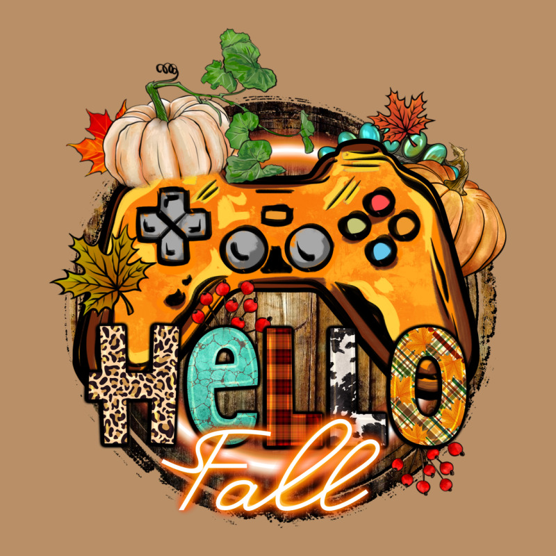 Hello Fall Gamer Vintage Hoodie by CowGirlArtShop | Teevron