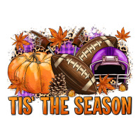 Tis' the season Football purple helmet | Teevron