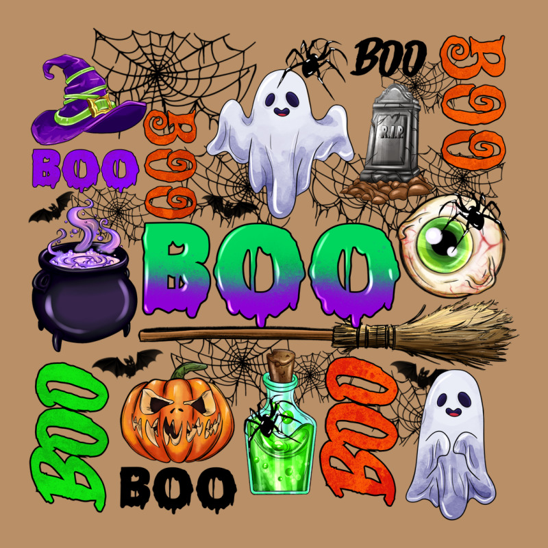 Boo Halloween Vintage Hoodie by CowGirlArtShop | Teevron