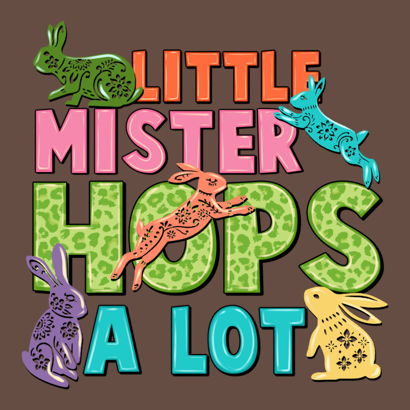 Little Mister Hops A Lot Easter Day Long Sleeve Tee by CowGirlArtShop | Teevron