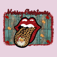 Merry Christmas Lips Santa Ladies Tee | Teevron