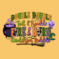 Double Double Toil And Trouble Fire And Burn Cauld Vintage Hoodie | Teevron