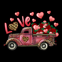 Love Truck With Roses And Leopard Premium Tee | Teevron