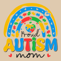 Proud Autism Mom Rainbow Heavyweight Sweatshirt | Teevron