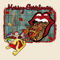 Merry Christmas Lips Santa Ladies Tee | Teevron