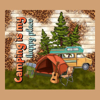 Camping Is My Happy Place Vintage Tee | Teevron