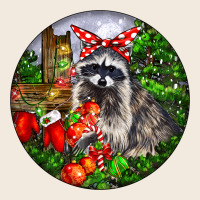 Christmas Raccoon Zipper Hoodie | Teevron