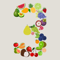 Number 3 Fruit 3rd Birthday Party Fruit Themed Gift Idea Heavy Core Tee | Teevron