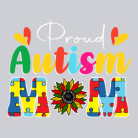 Proud Autism Mom Sunflower Heavyweight Sweatshirt | Teevron