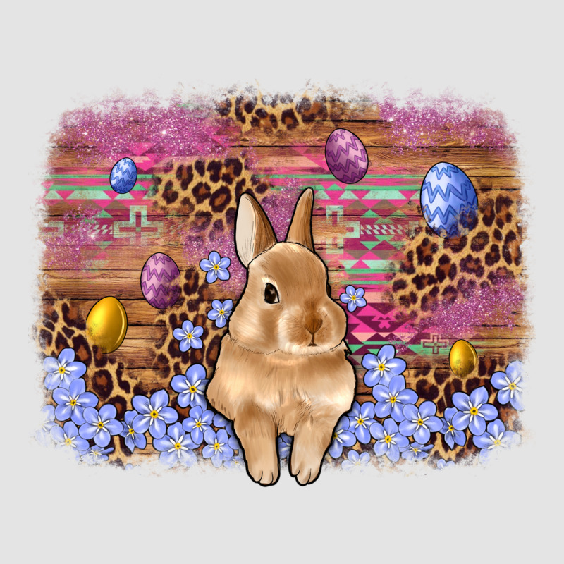 Easter Bunny Egg Leopard Background Premium Sweatshirt by Artiststas | Teevron