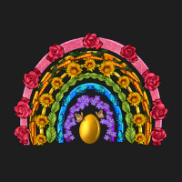 Easter And Spring With Flowers Carrots Butterfly And Sunflower Rainbow Heavyweight Hoodie | Teevron