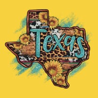 Leopard Cowhide Sunflower Texas Map Premium Sweatshirt | Teevron