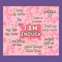 I Am Enough With Glitter Vintage Tee | Teevron