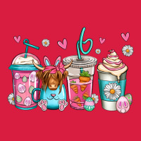Easter Longhaired Cow Coffee Cups Premium Hoodie | Teevron
